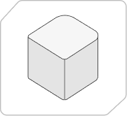 Single cube icon