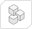 Three block icon animation