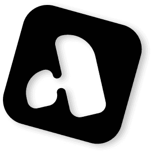 Logo of the company in the black